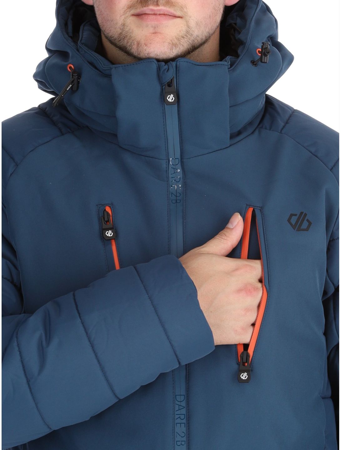 Dare2b, Speed veste de ski softshell hommes Moonlight Denim bleu 