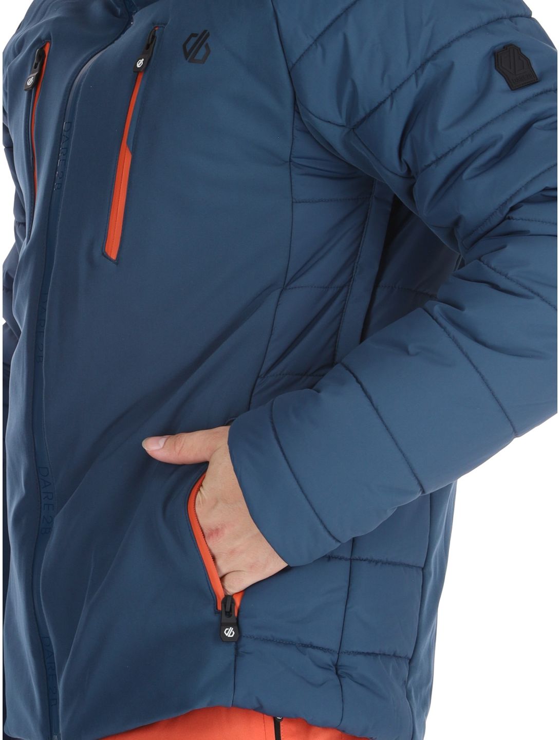 Dare2b, Speed veste de ski softshell hommes Moonlight Denim bleu 