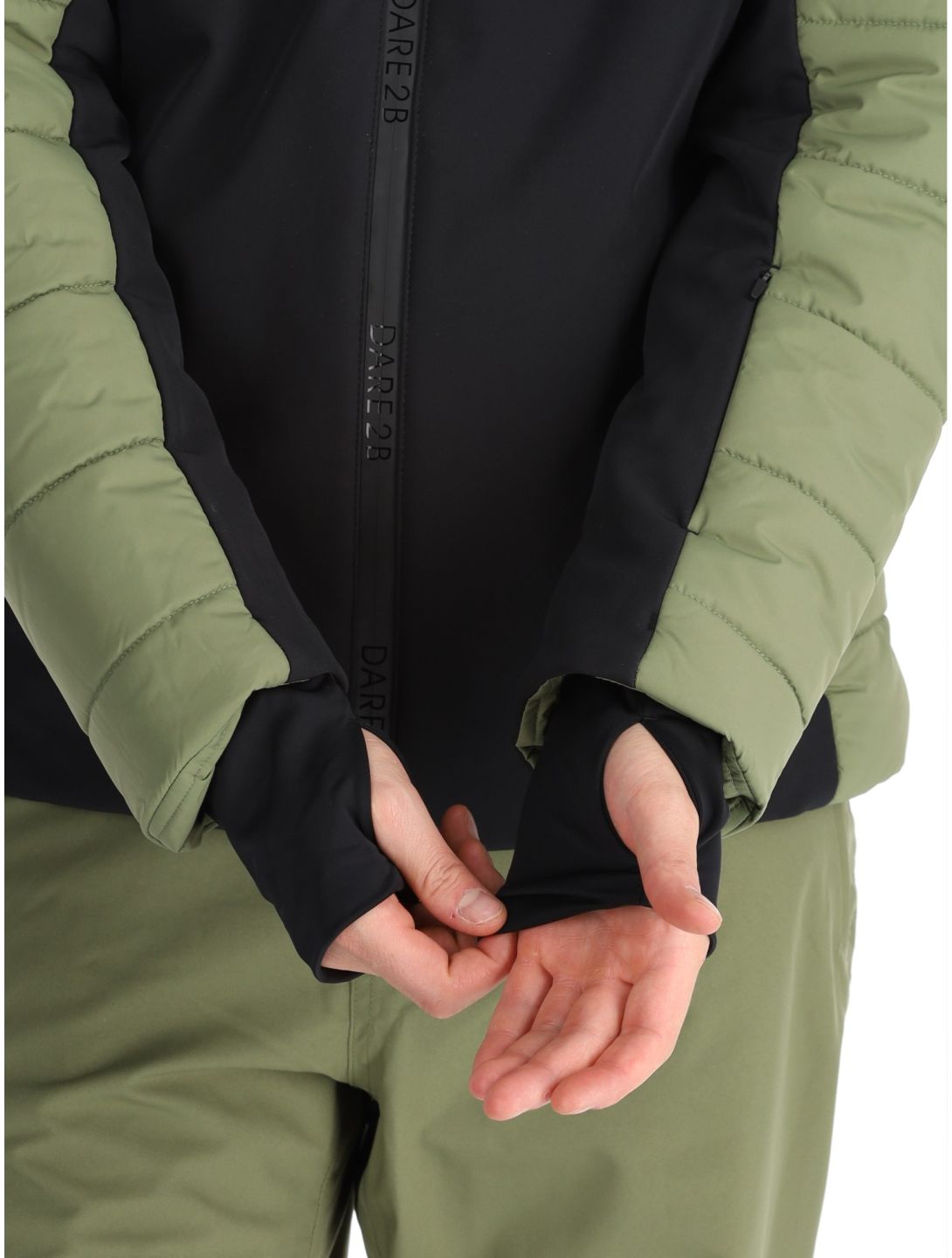 Dare2b, Speed veste de ski softshell hommes Olivine Green / Black noir, vert 