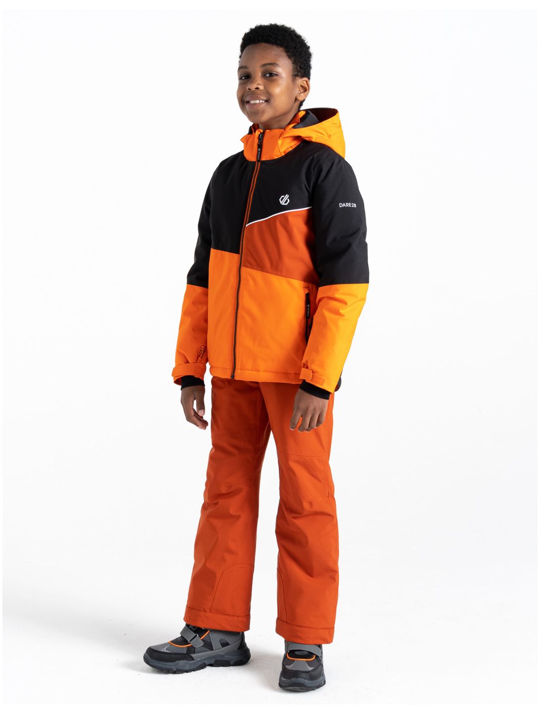 Dare2b, Steazy veste de ski enfants Puffins Orange/Black noir, orange 