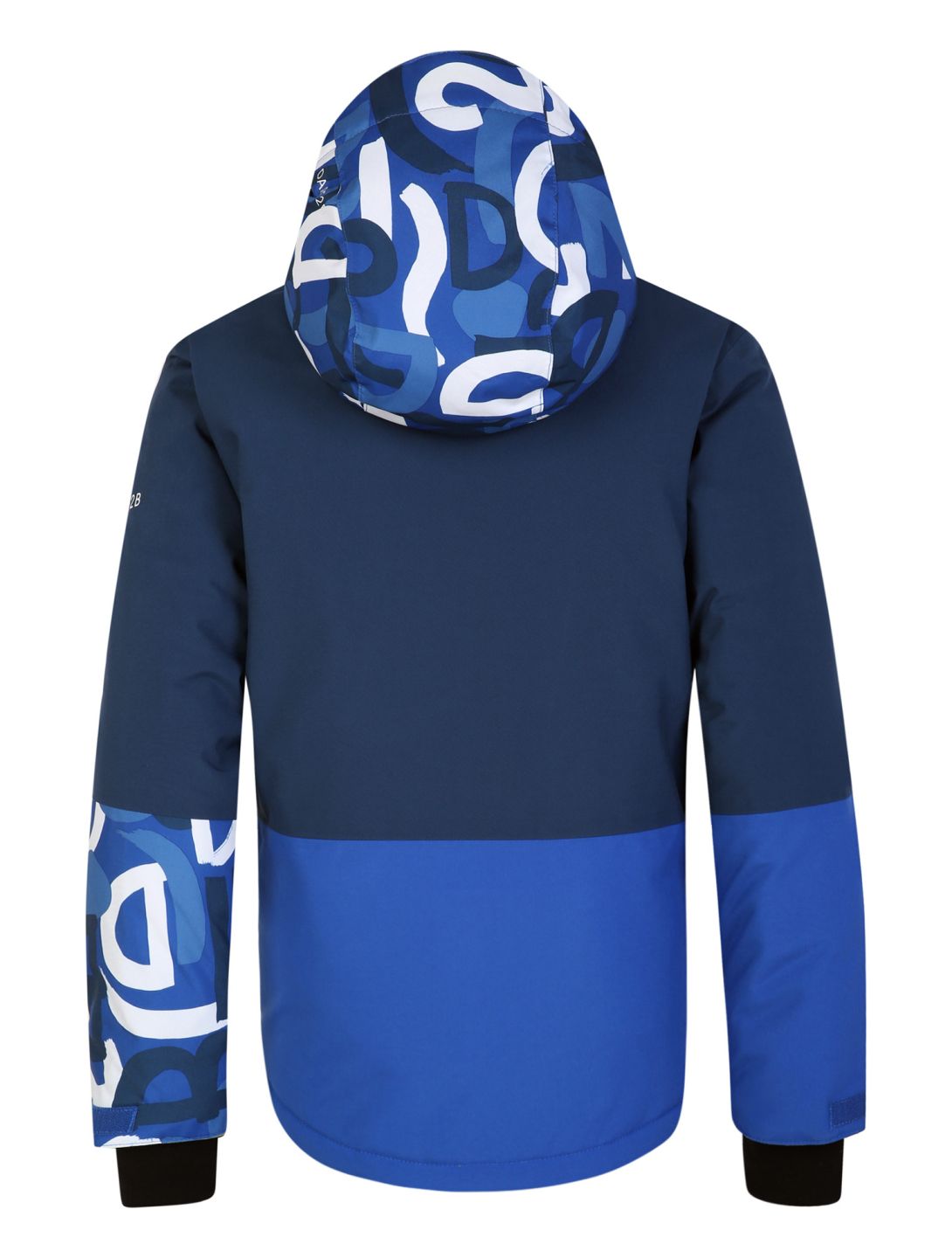 Dare2b, Traverse veste de ski enfants Olympian Blue Graffiti Print / Moonlight Denim bleu 