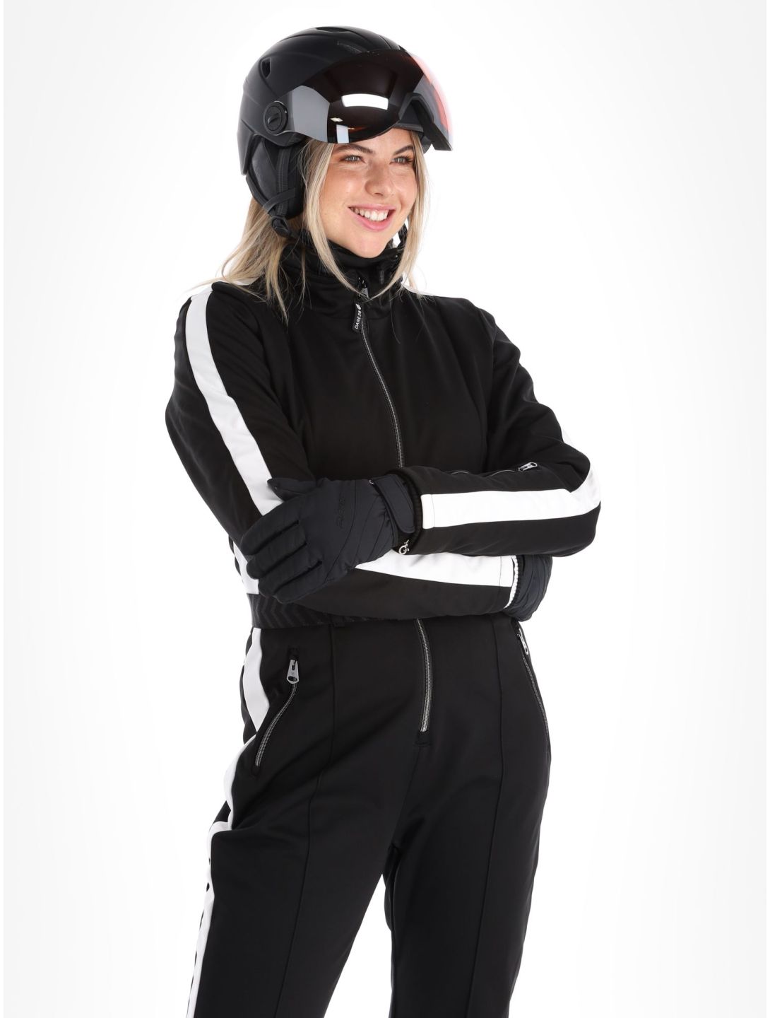 Upshill Femme Combinaison de ski - Noir