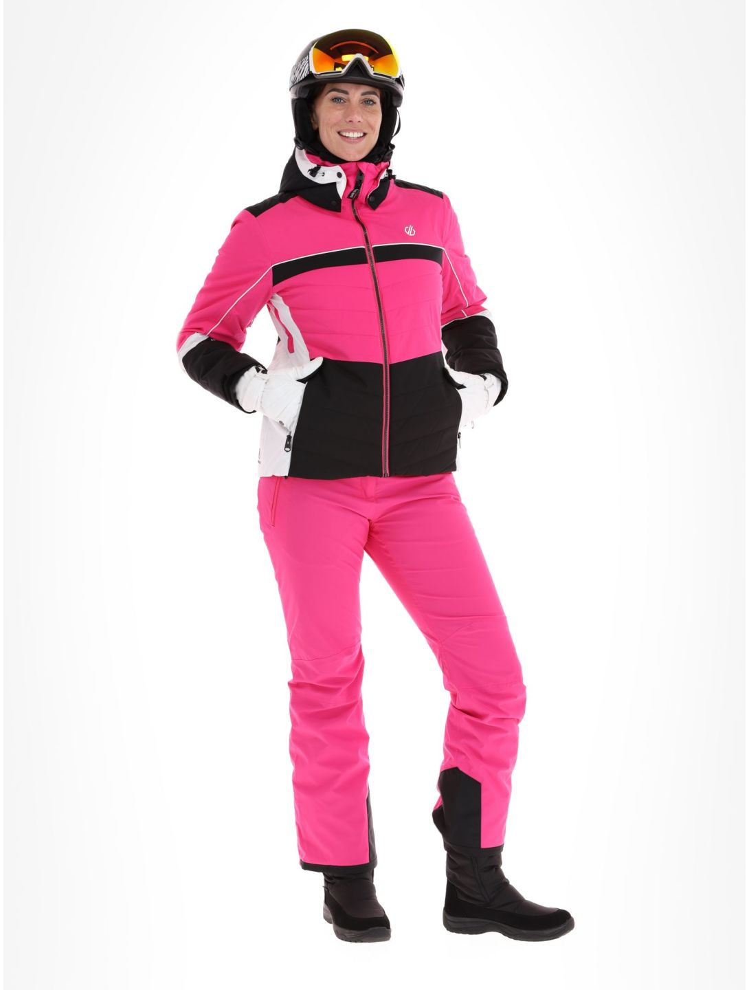 Dare2b, Vitilised veste de ski femmes PurePink / Blk noir, rose 