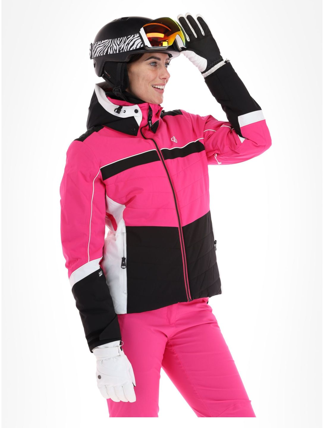 Dare2b, Vitilised veste de ski femmes PurePink / Blk noir, rose 