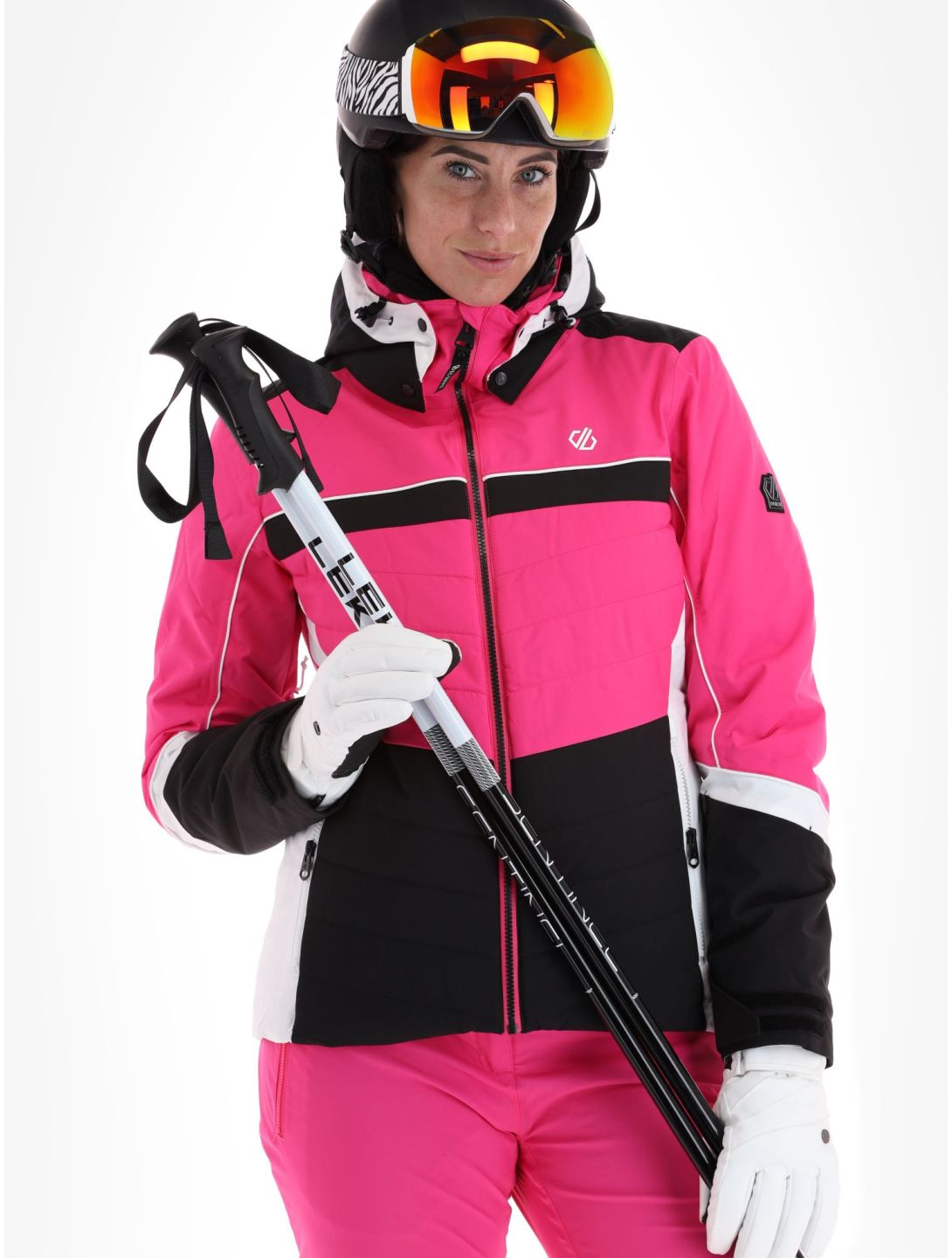 Dare2b, Vitilised veste de ski femmes PurePink / Blk noir, rose 