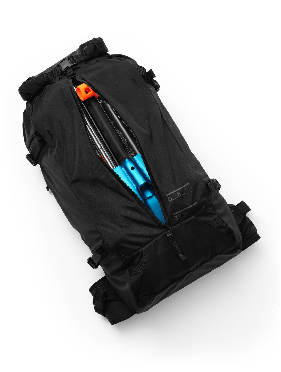 DB Journey, Snow Pro Backpack 32L sac à dos unisexe Black Out noir 