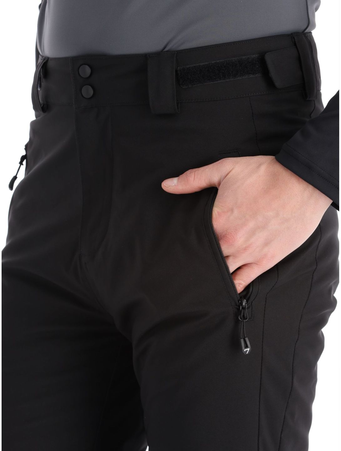 Degre7, Aglo pantalon de ski hommes Black noir 