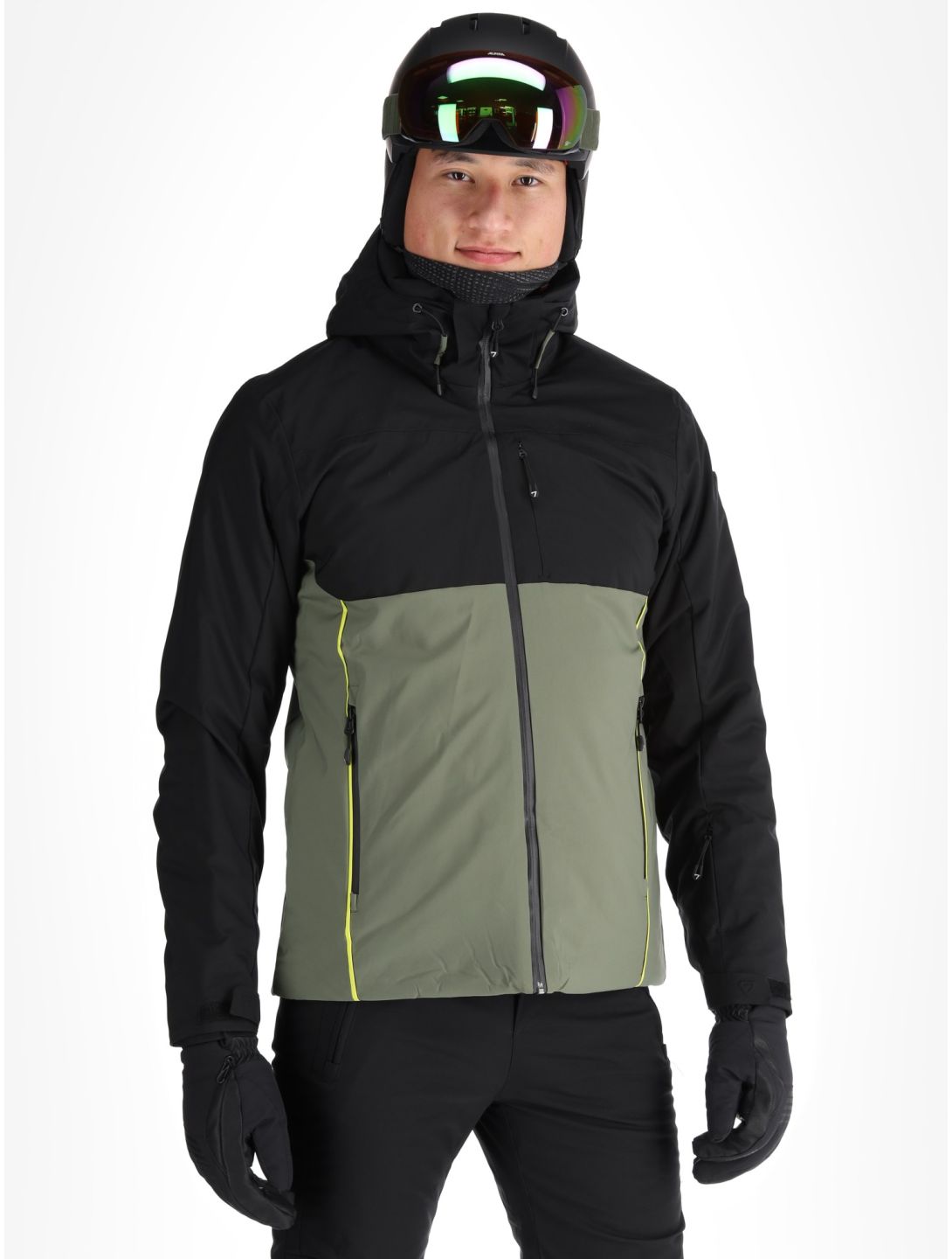 Degre7, Charvet veste de ski hommes Black noir 