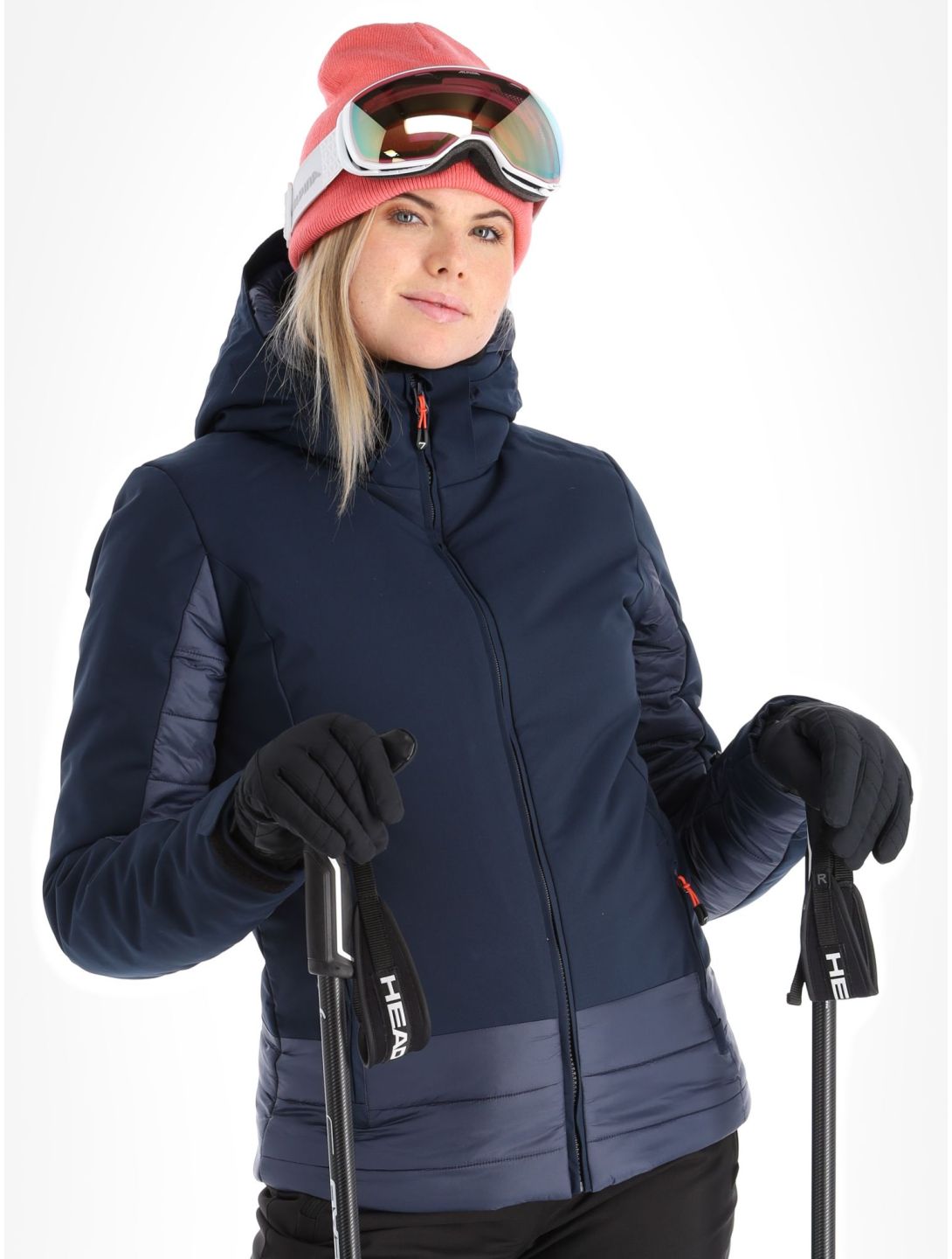 Degre7, Drac veste de ski femmes Midnight bleu 