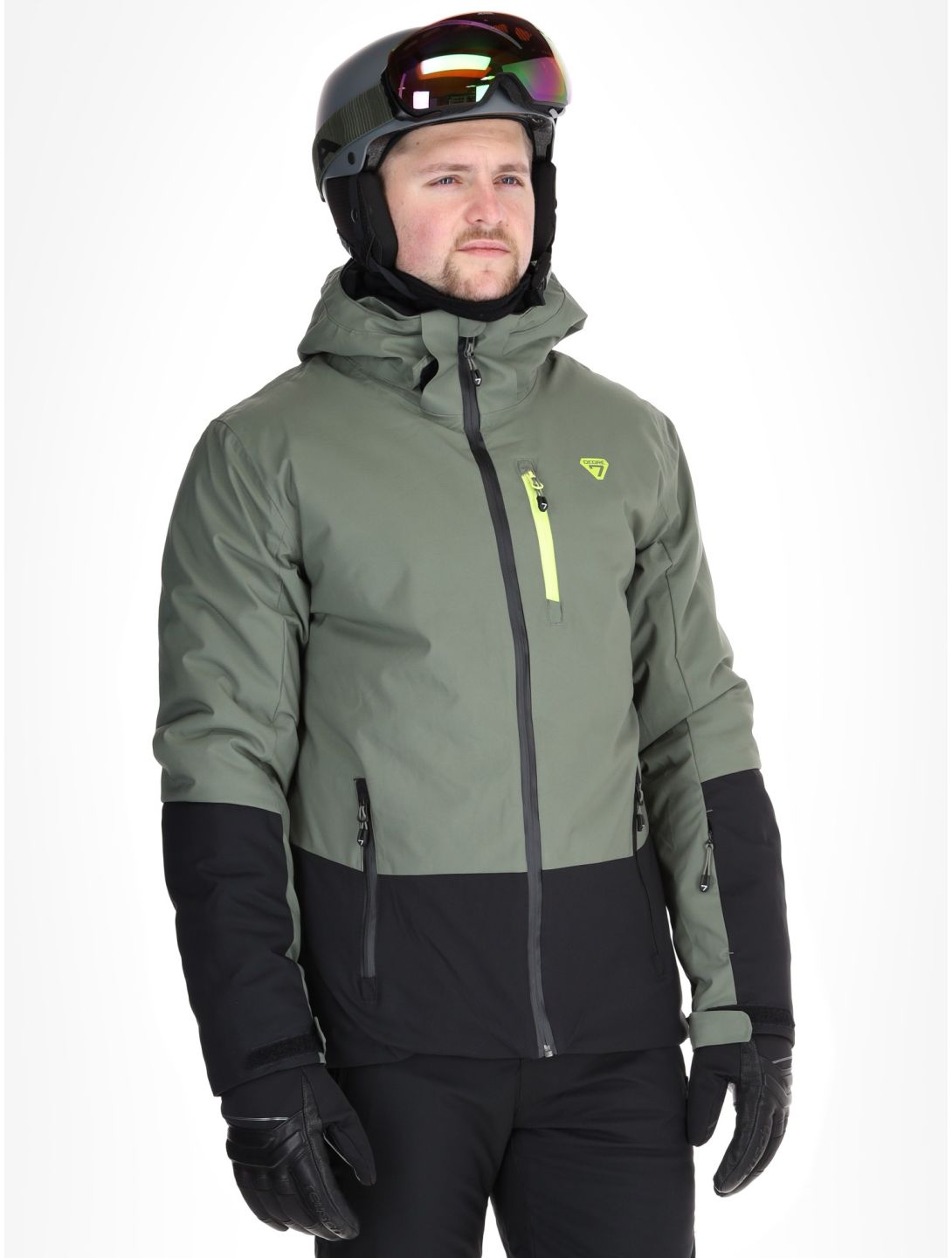 Degre7, Minar veste de ski hommes Lichen vert 