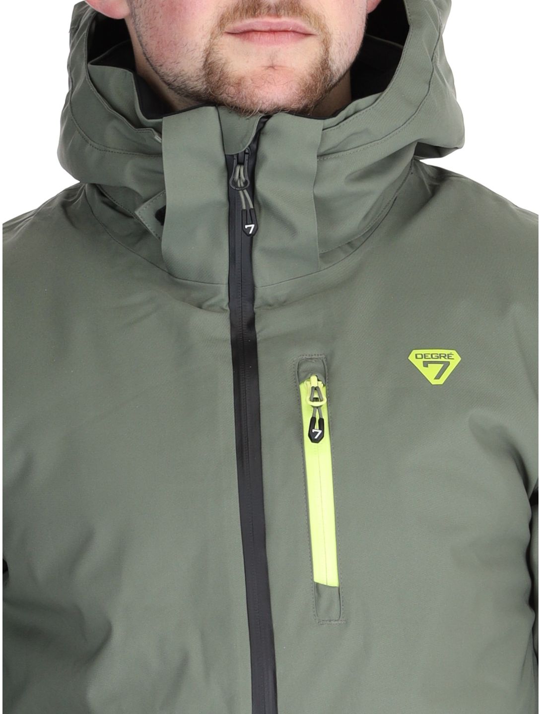 Degre7, Minar veste de ski hommes Lichen vert 