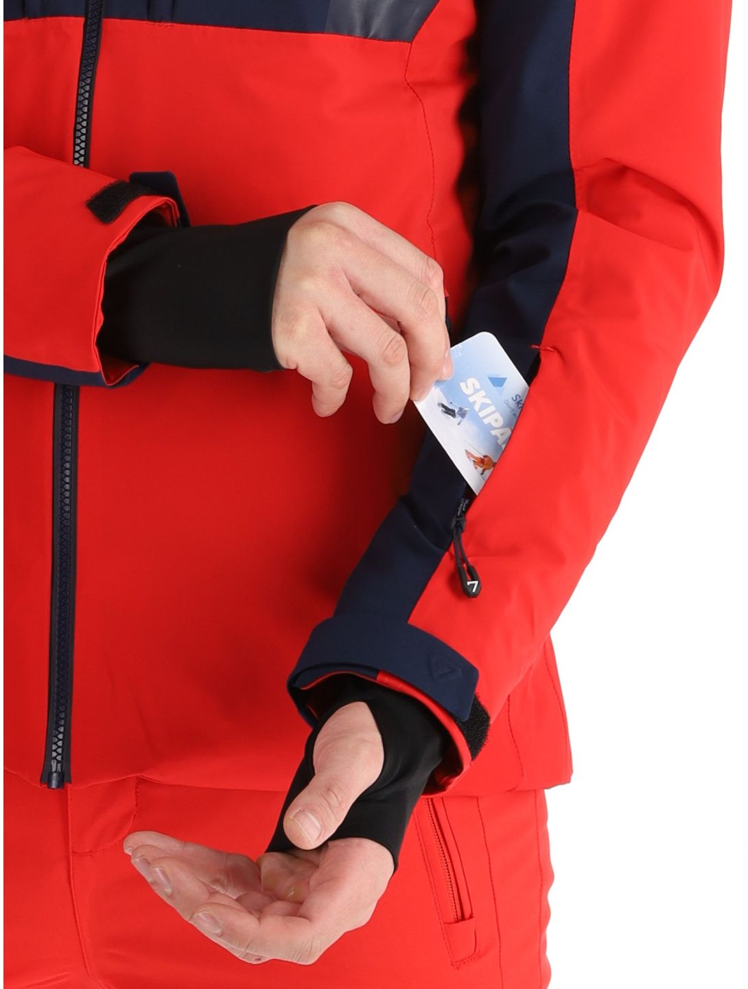 Degre7, Sivin veste de ski hommes True Red rouge 