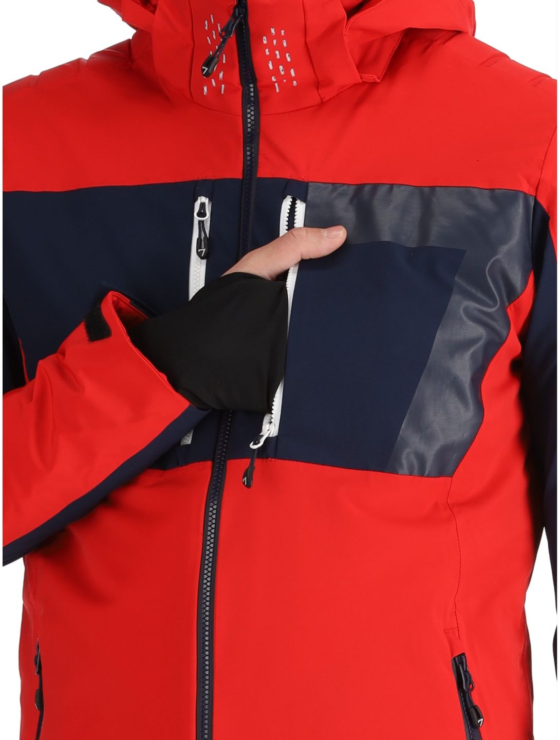 Degre7, Sivin veste de ski hommes True Red rouge 