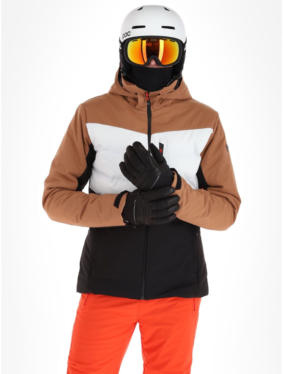 Degre7, Ubay veste de ski hommes Terre blanc, noir 