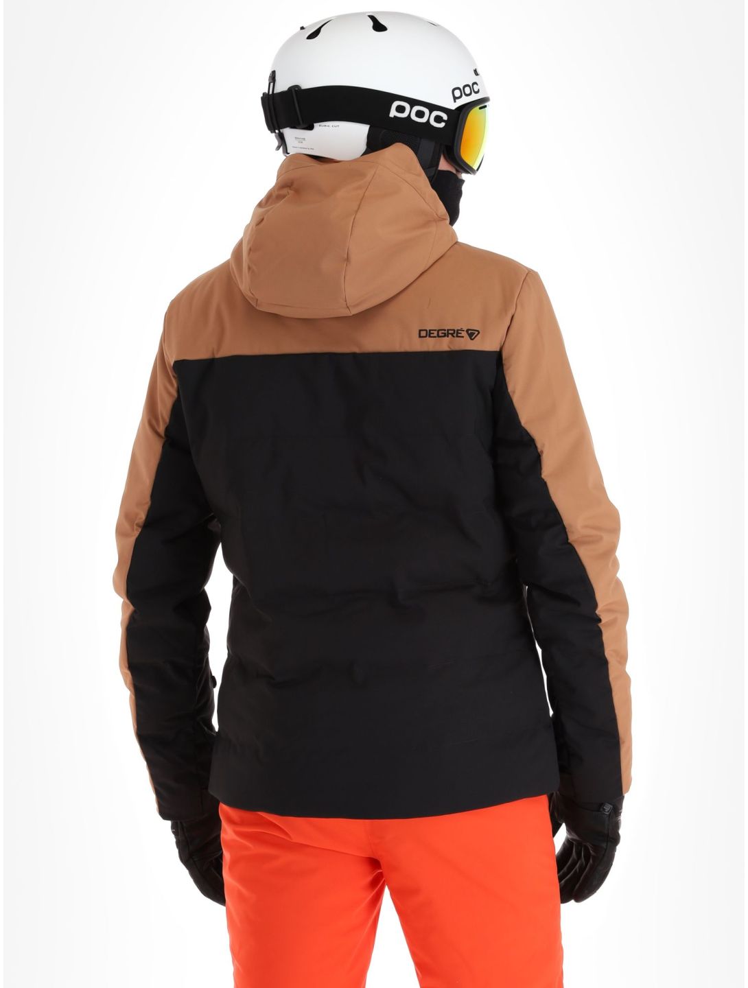 Degre7, Ubay veste de ski hommes Terre blanc, noir 