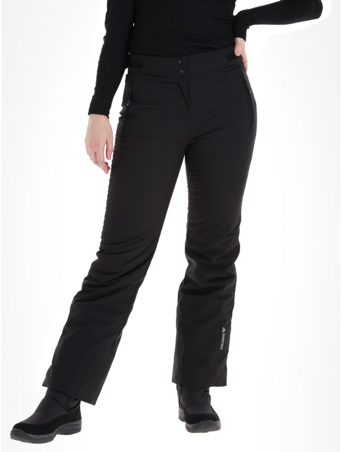 Degre7, Valgau pantalon de ski en softshell femmes Black noir 