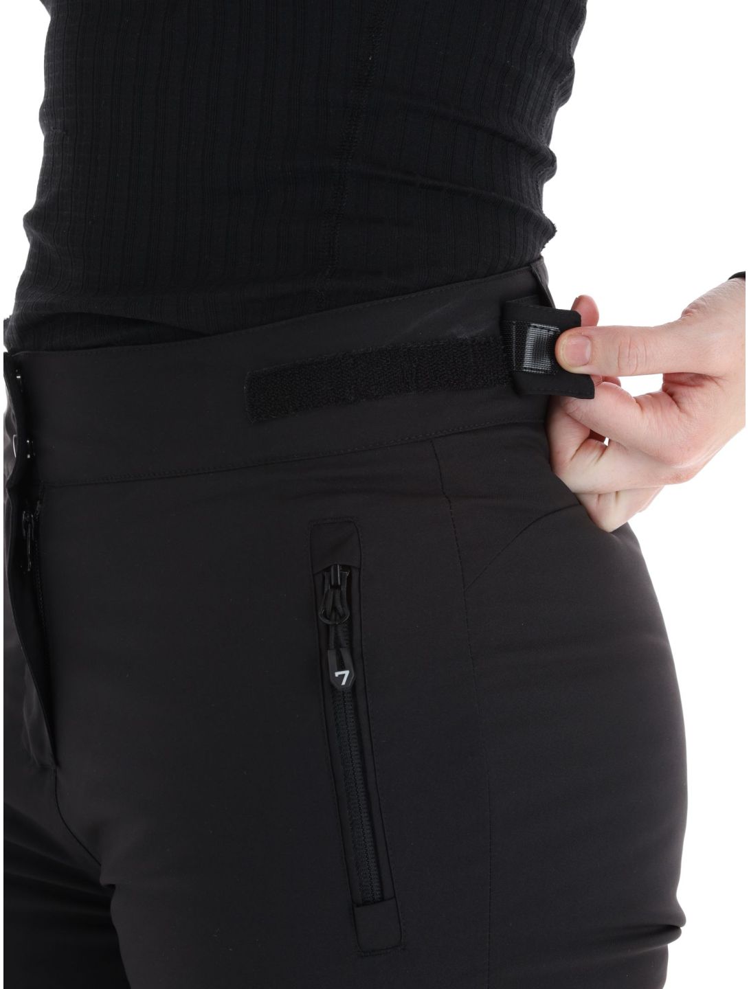 Degre7, Valgau pantalon de ski en softshell femmes Black noir 