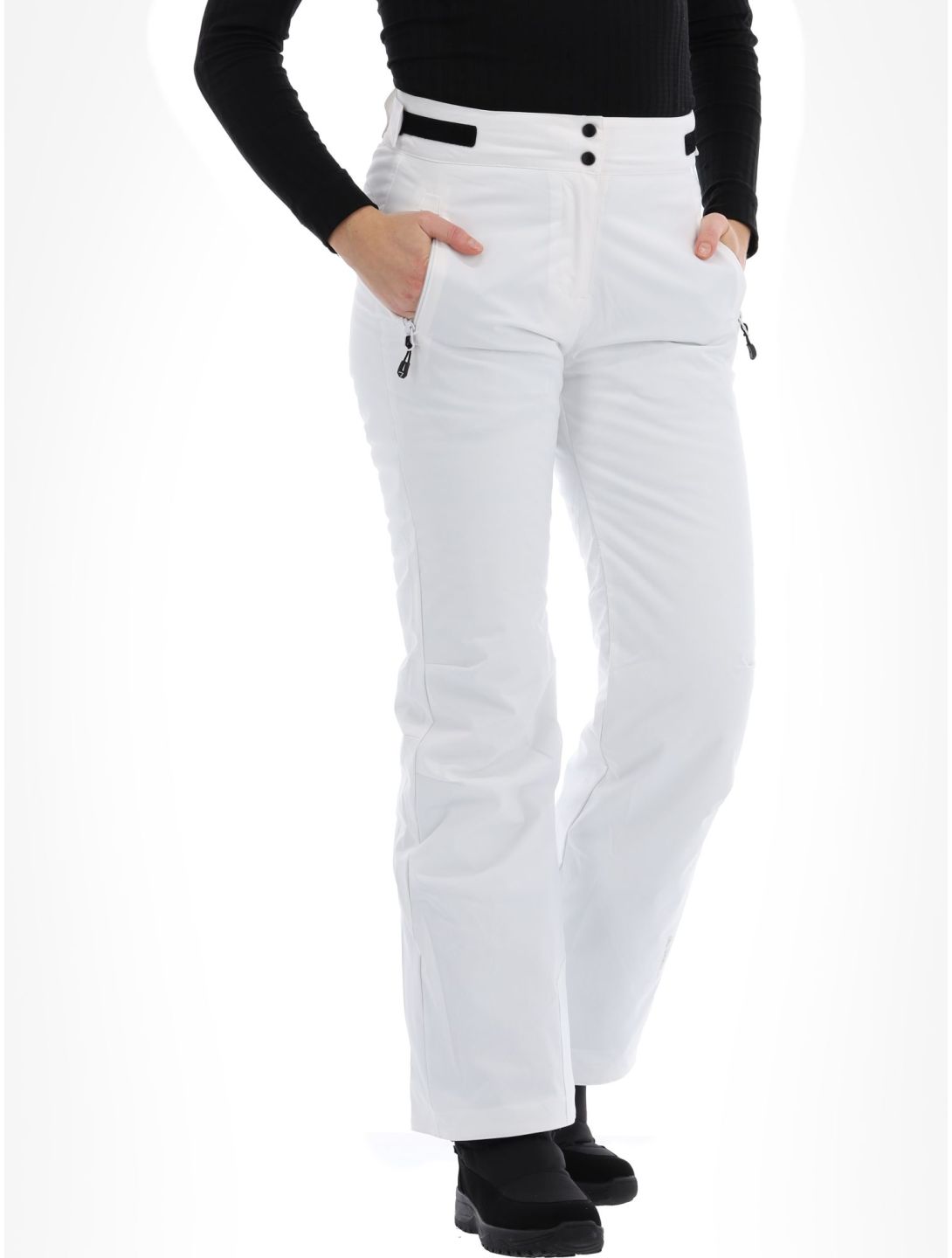 Degre7, Valgau pantalon de ski en softshell femmes White blanc 