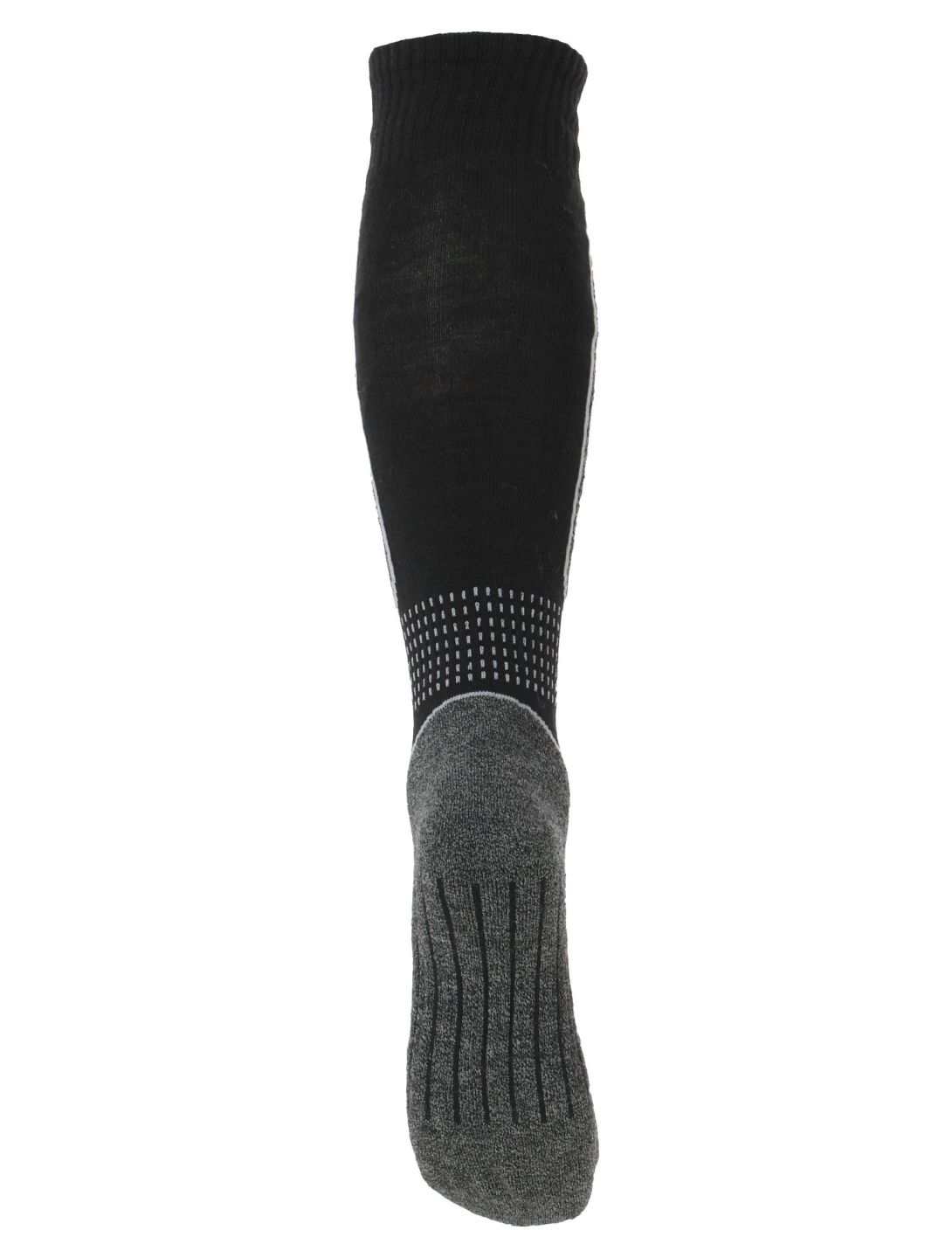 Deluni, Luca chaussettes de ski enfants Black With Grey Lines gris, noir 