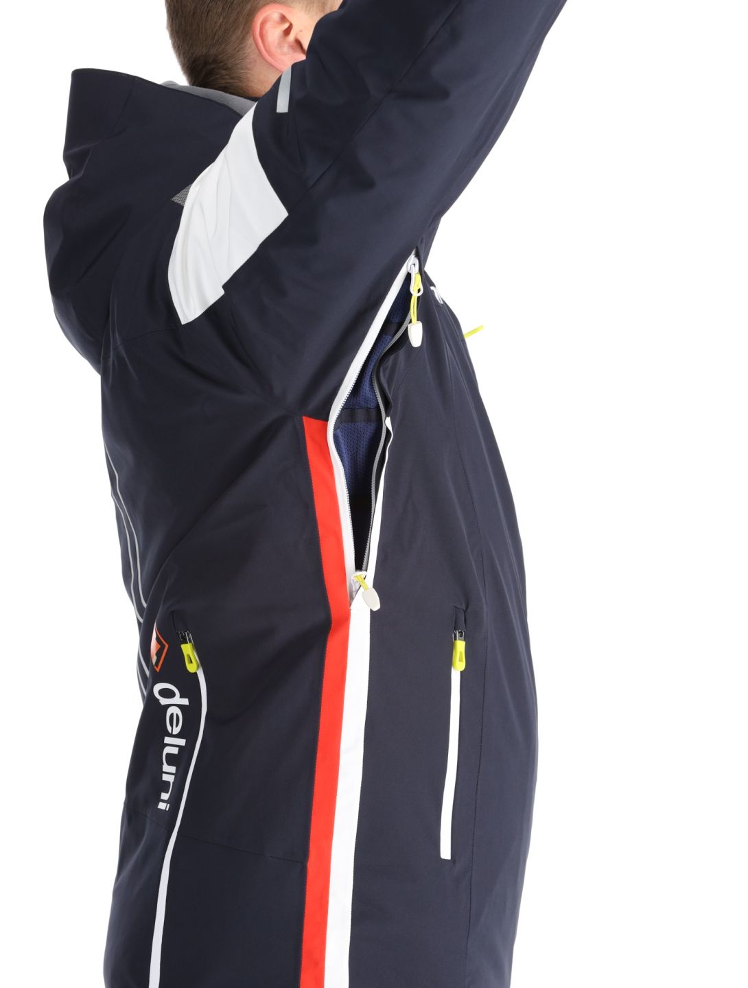 Deluni, Challenger 4 veste de ski hommes Marine bleu 