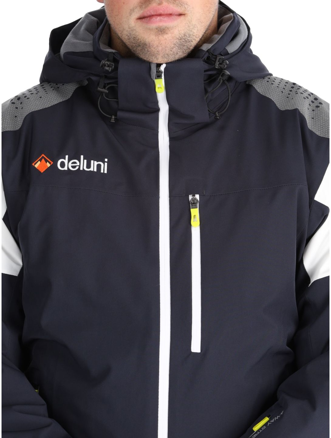 Deluni, Challenger 4 veste de ski hommes Marine bleu 