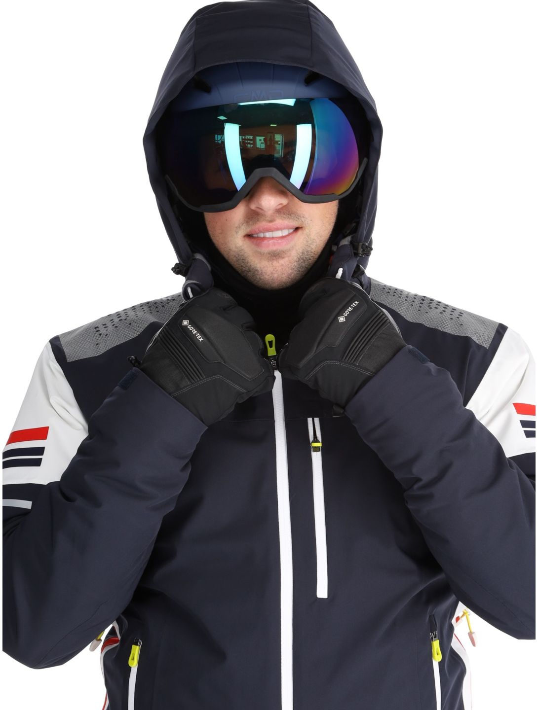 Deluni, Challenger 4 veste de ski hommes Marine bleu 