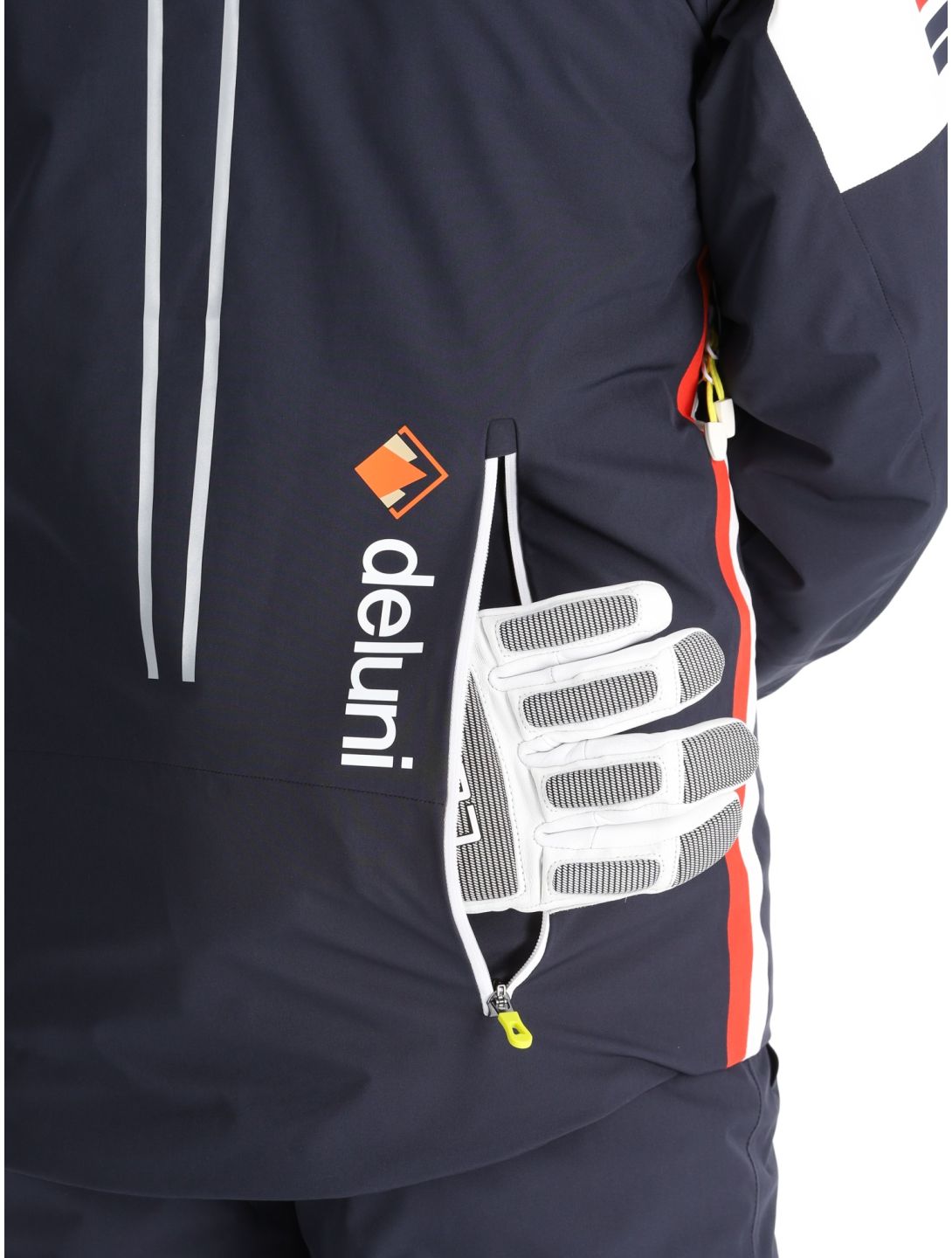 Deluni, Challenger 4 veste de ski hommes Marine bleu 