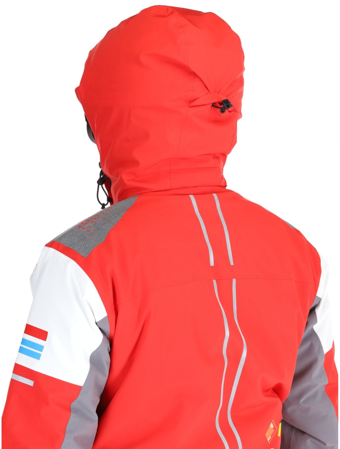 Deluni, Challenger 4 veste de ski hommes Red / Anthracite gris, rouge 