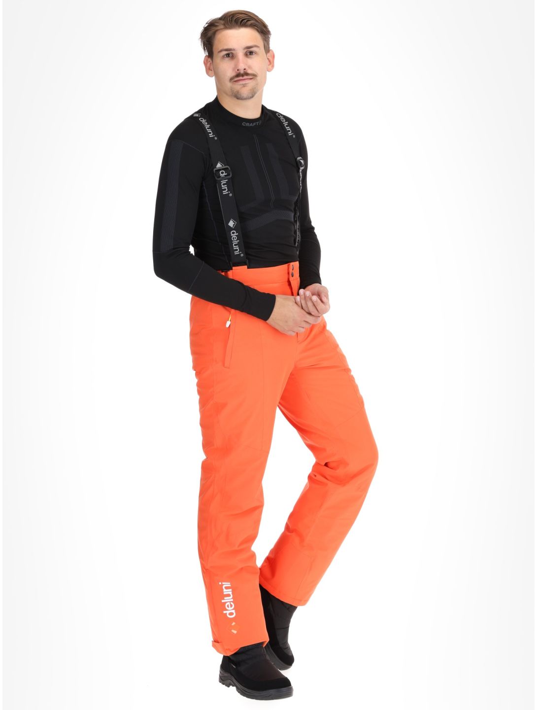 Deluni, Challenger 4 pantalon de ski hommes Orange orange 