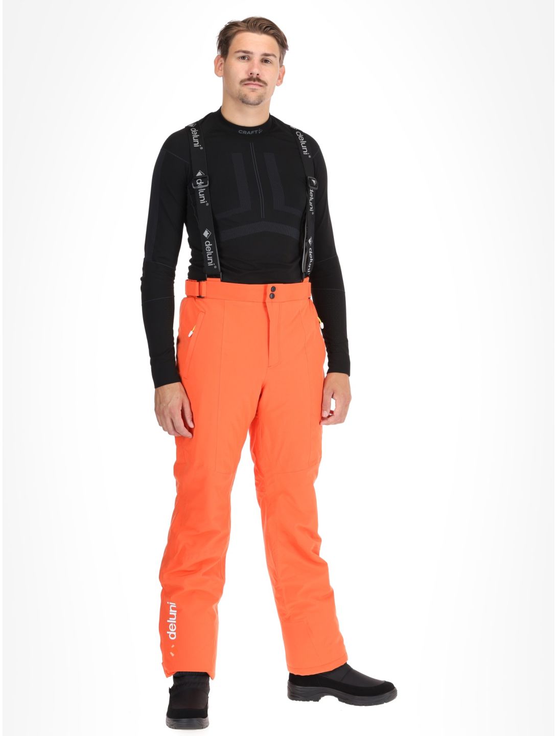 Deluni, Challenger 4 pantalon de ski hommes Orange orange 