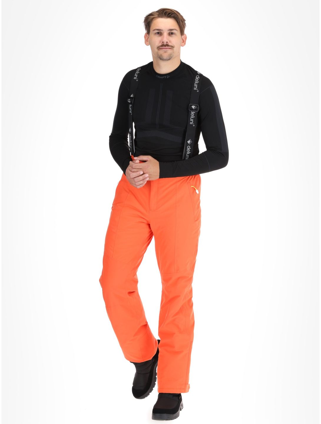 Deluni, Challenger 4 pantalon de ski hommes Orange orange 