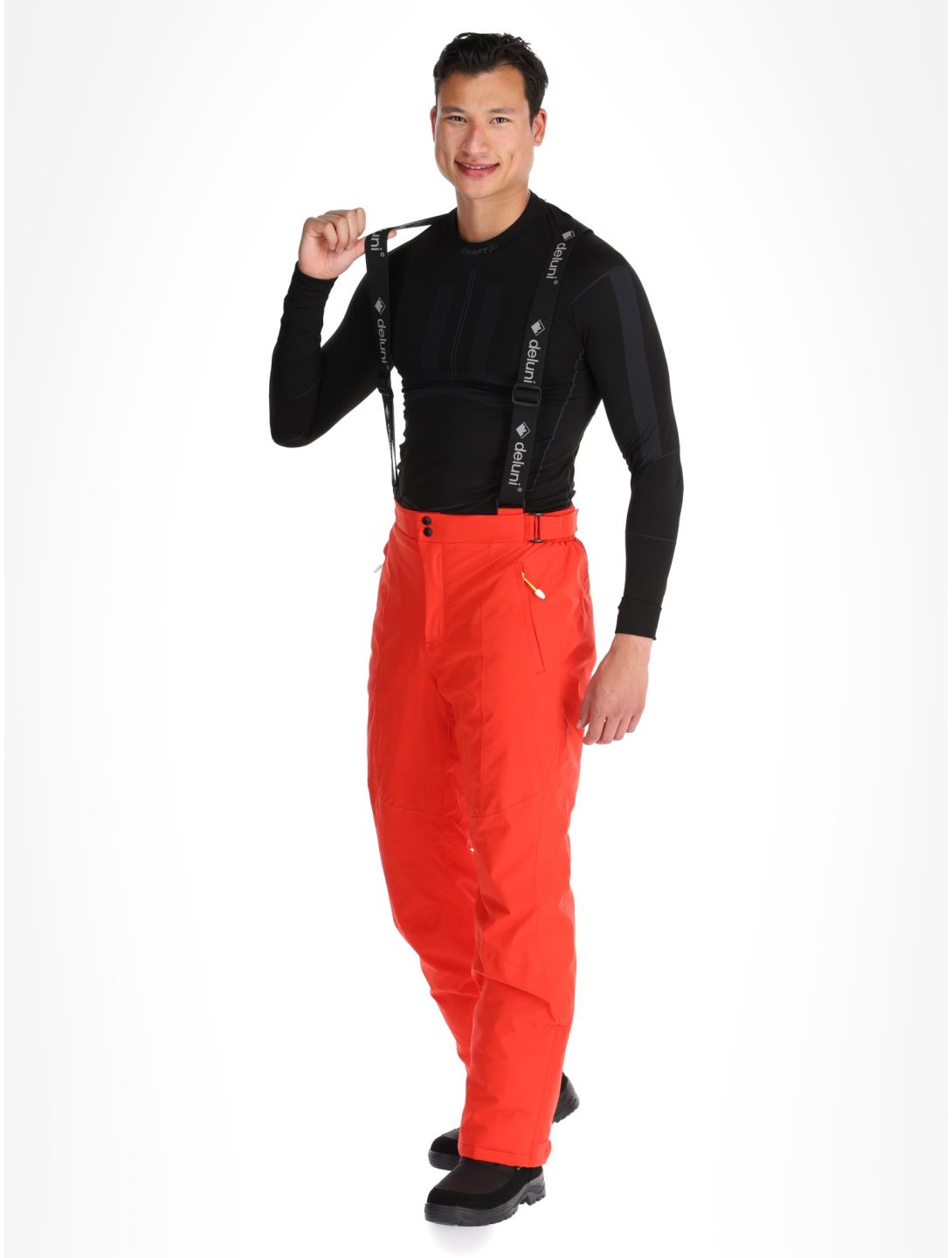 Deluni, Challenger 4 pantalon de ski hommes Red rouge 