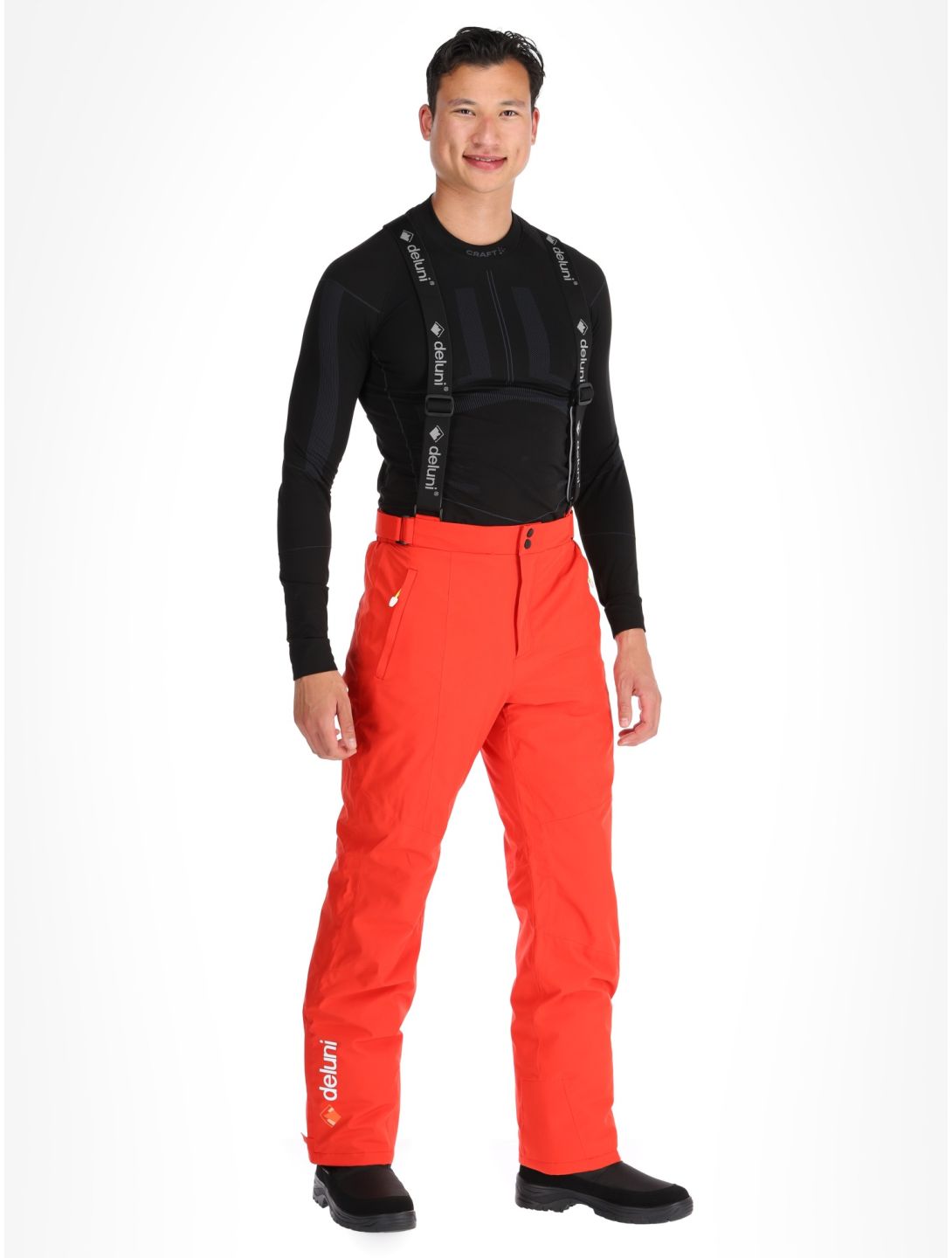 Deluni, Challenger 4 pantalon de ski hommes Red rouge 