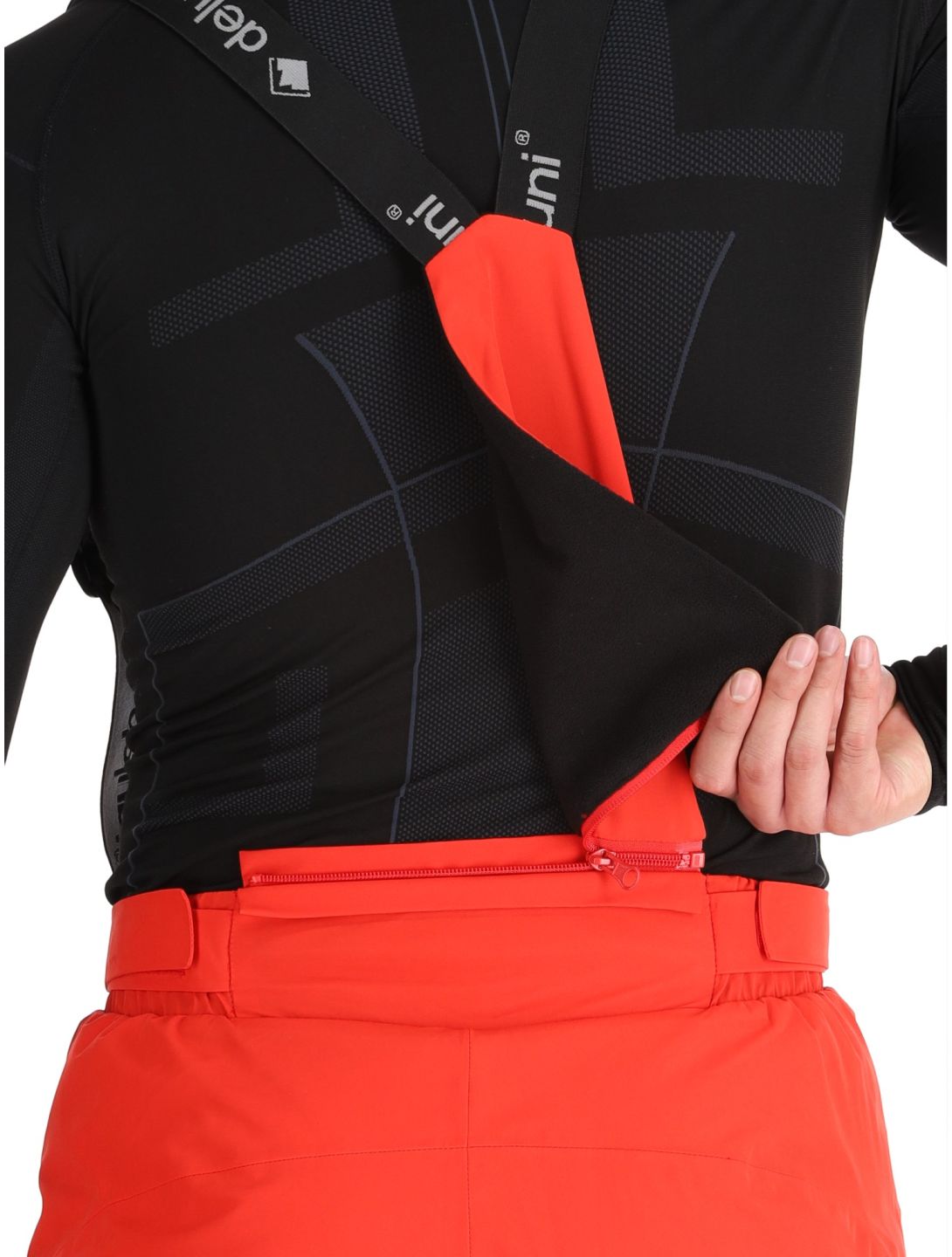 Deluni, Challenger 4 pantalon de ski hommes Red rouge 