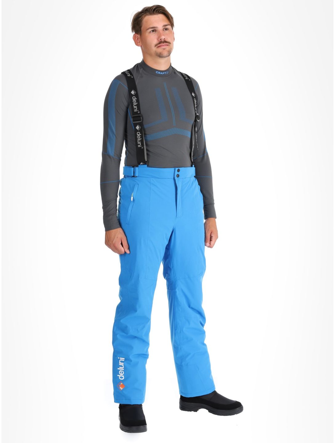 Deluni, Challenger 4 pantalon de ski hommes Sky Blue bleu 