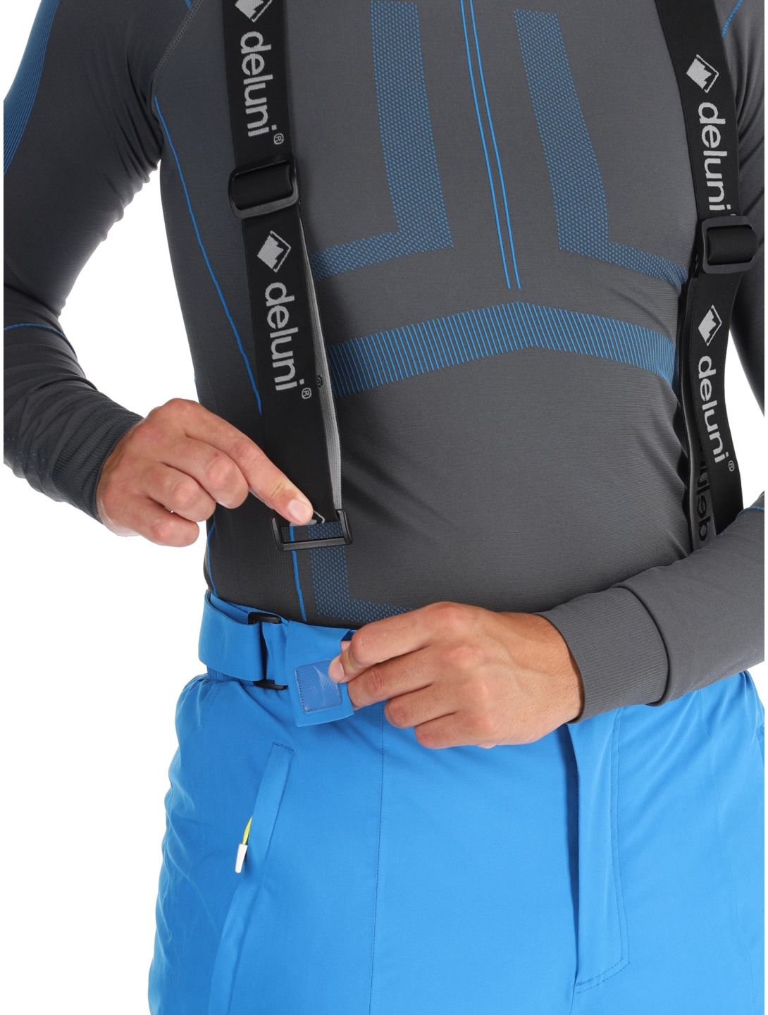 Deluni, Challenger 4 pantalon de ski hommes Sky Blue bleu 