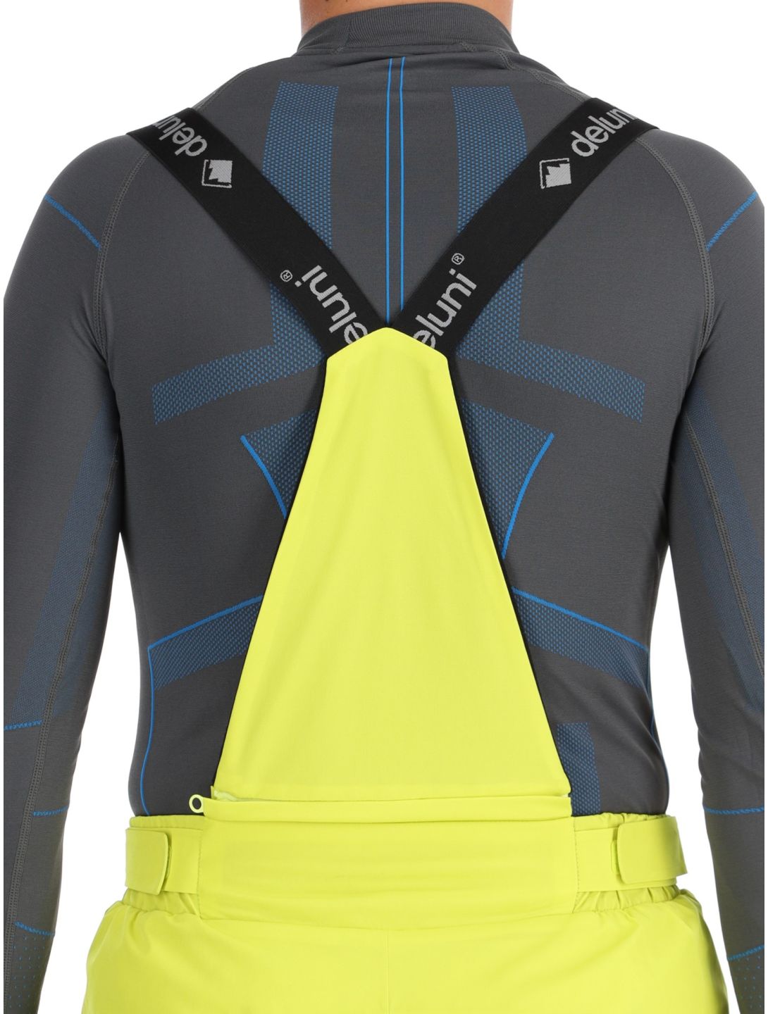 Deluni, Challenger 4 pantalon de ski hommes Yellow Lime jaune 