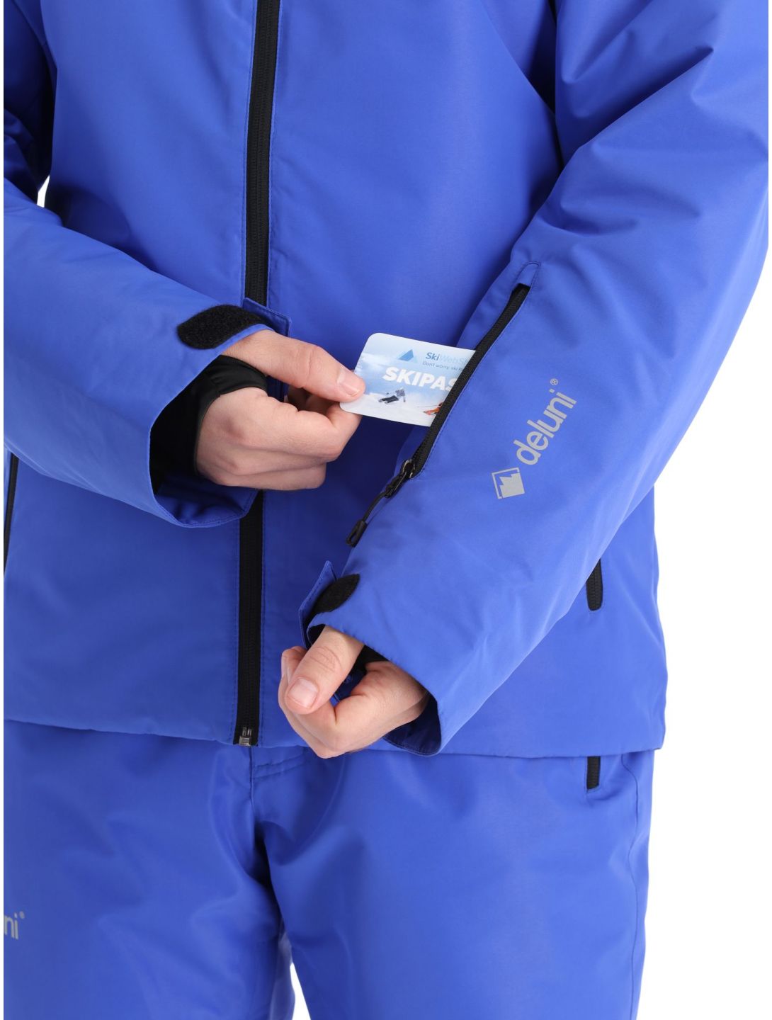 Deluni, Icerocker Pure veste de ski hommes Blue bleu 