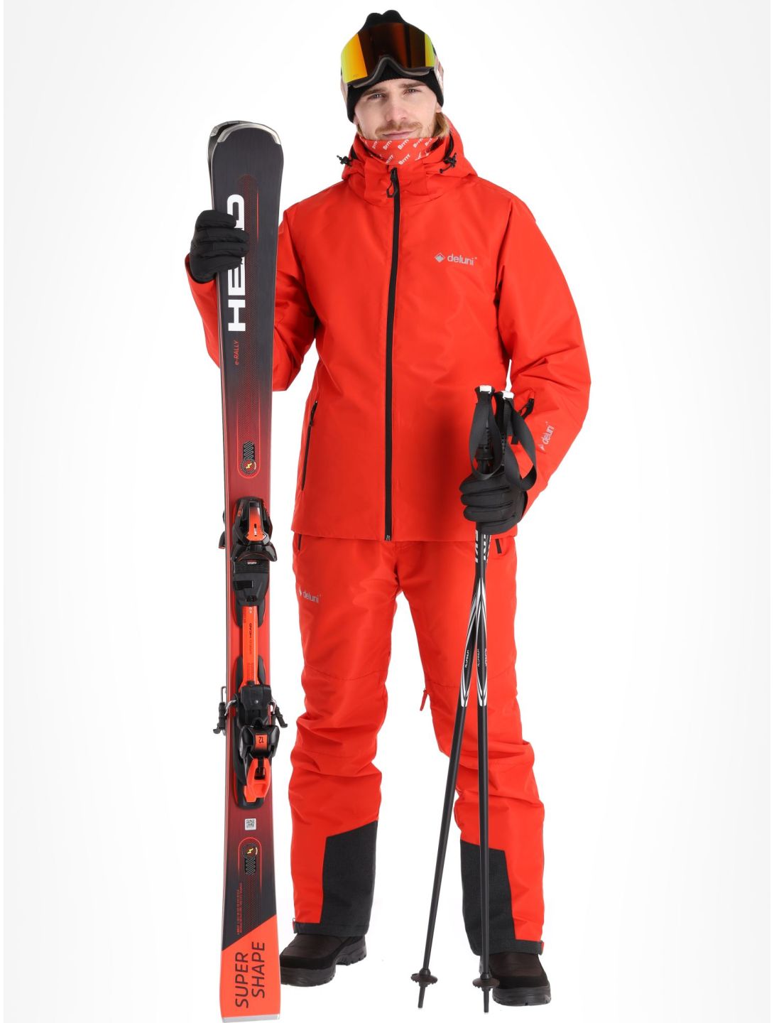 Deluni, Icerocker Pure veste de ski hommes Red rouge 