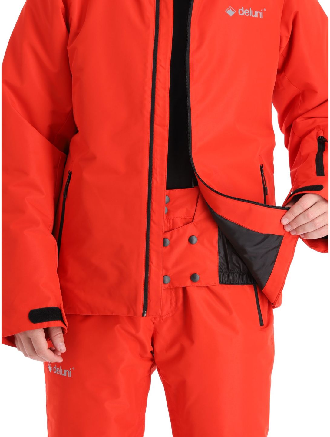 Deluni, Icerocker Pure veste de ski hommes Red rouge 