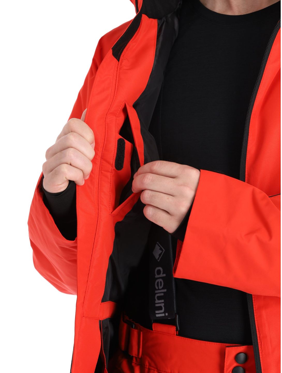 Deluni, Icerocker Pure veste de ski hommes Red rouge 