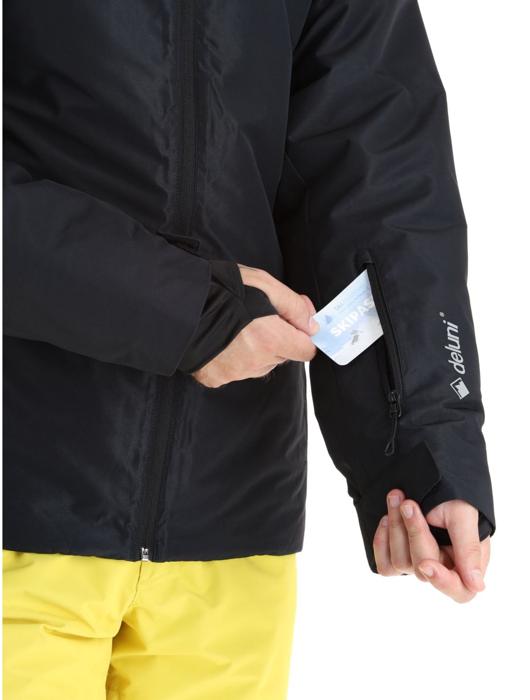 Deluni, Icerocker Pure veste de ski hommes Black noir 