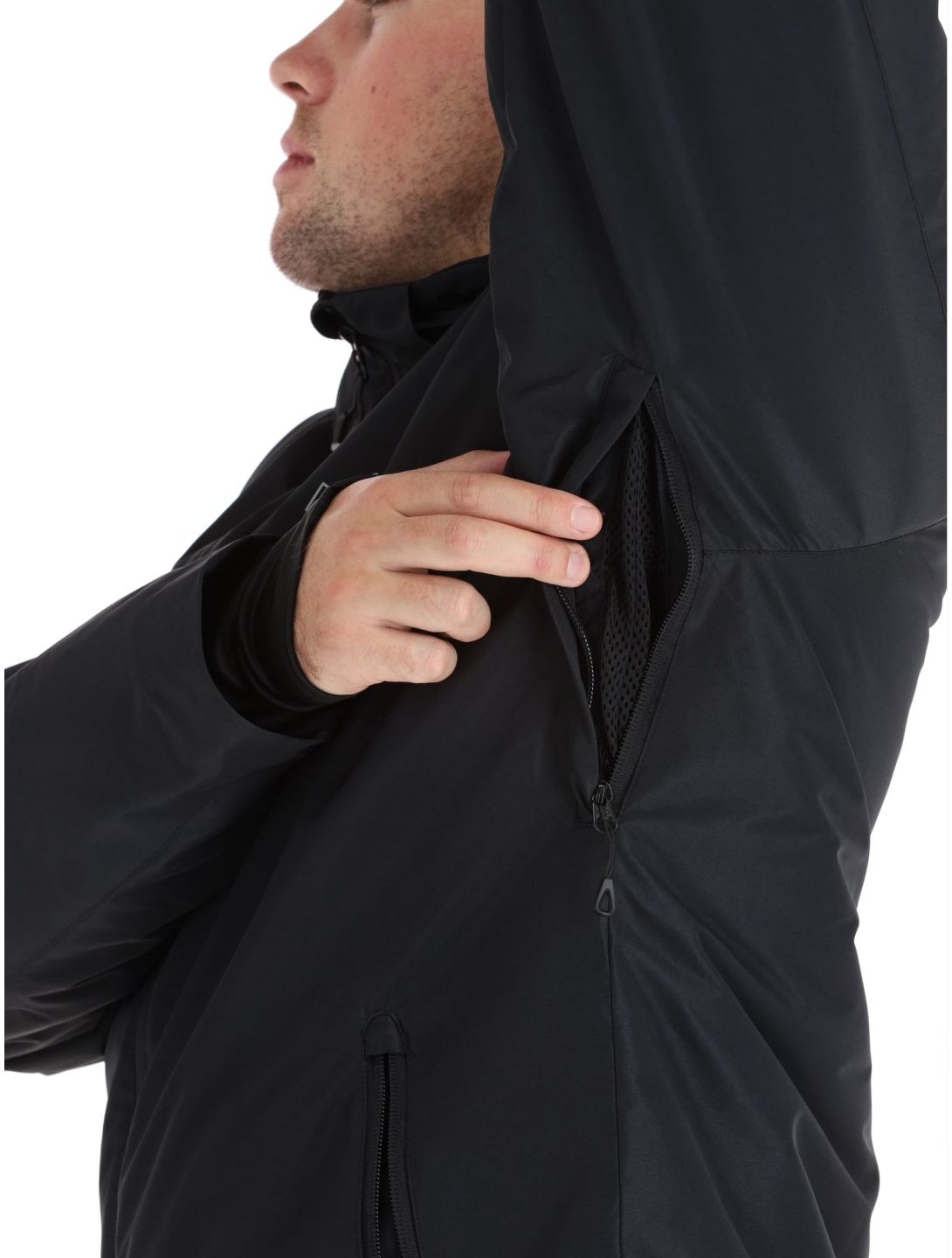 Deluni, Icerocker Pure veste de ski hommes Black noir 