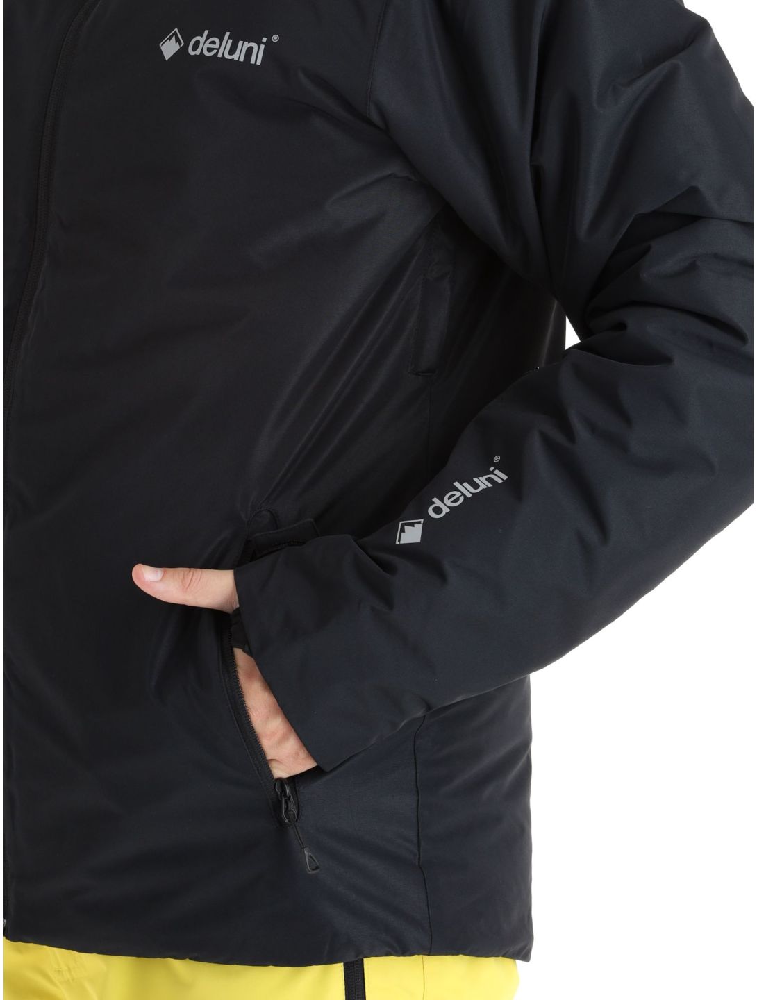 Deluni, Icerocker Pure veste de ski hommes Black noir 