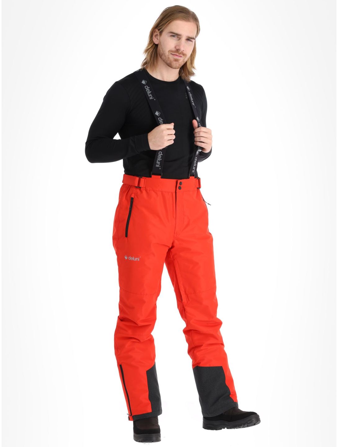 Deluni, Icerocker Pure pantalon de ski hommes Red rouge 