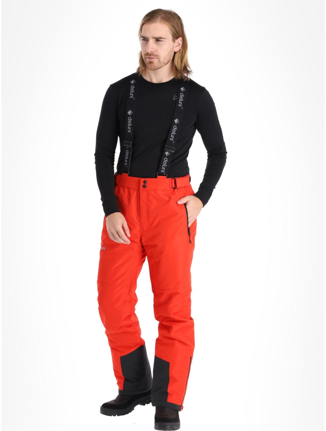 Deluni, Icerocker Pure pantalon de ski hommes Red rouge 