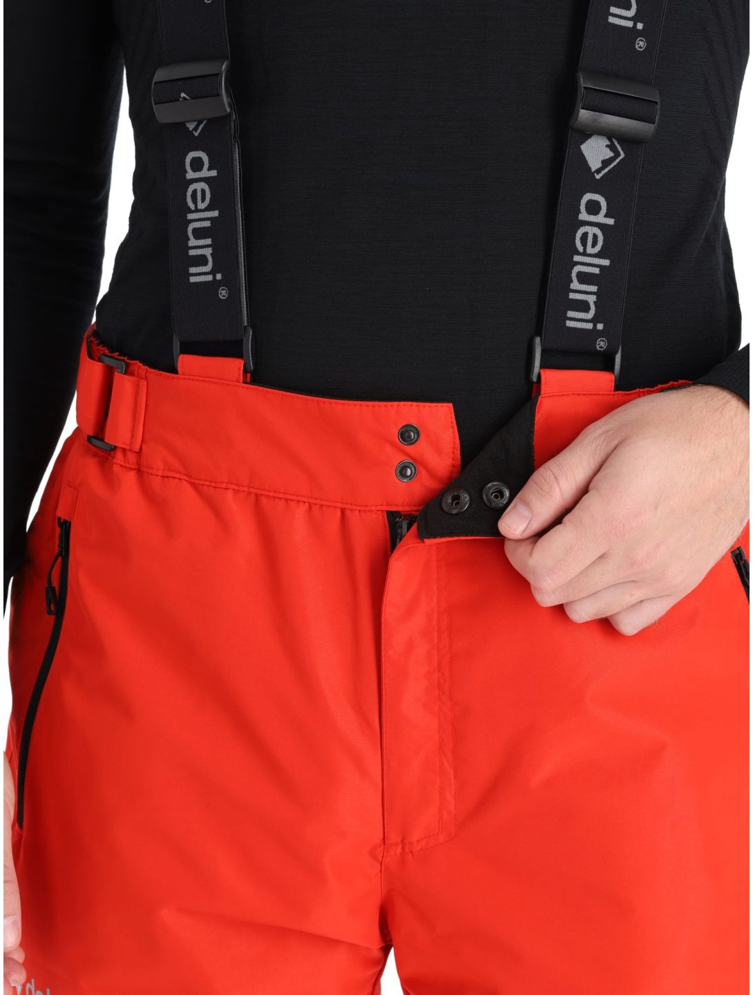 Deluni, Icerocker Pure pantalon de ski hommes Red rouge 