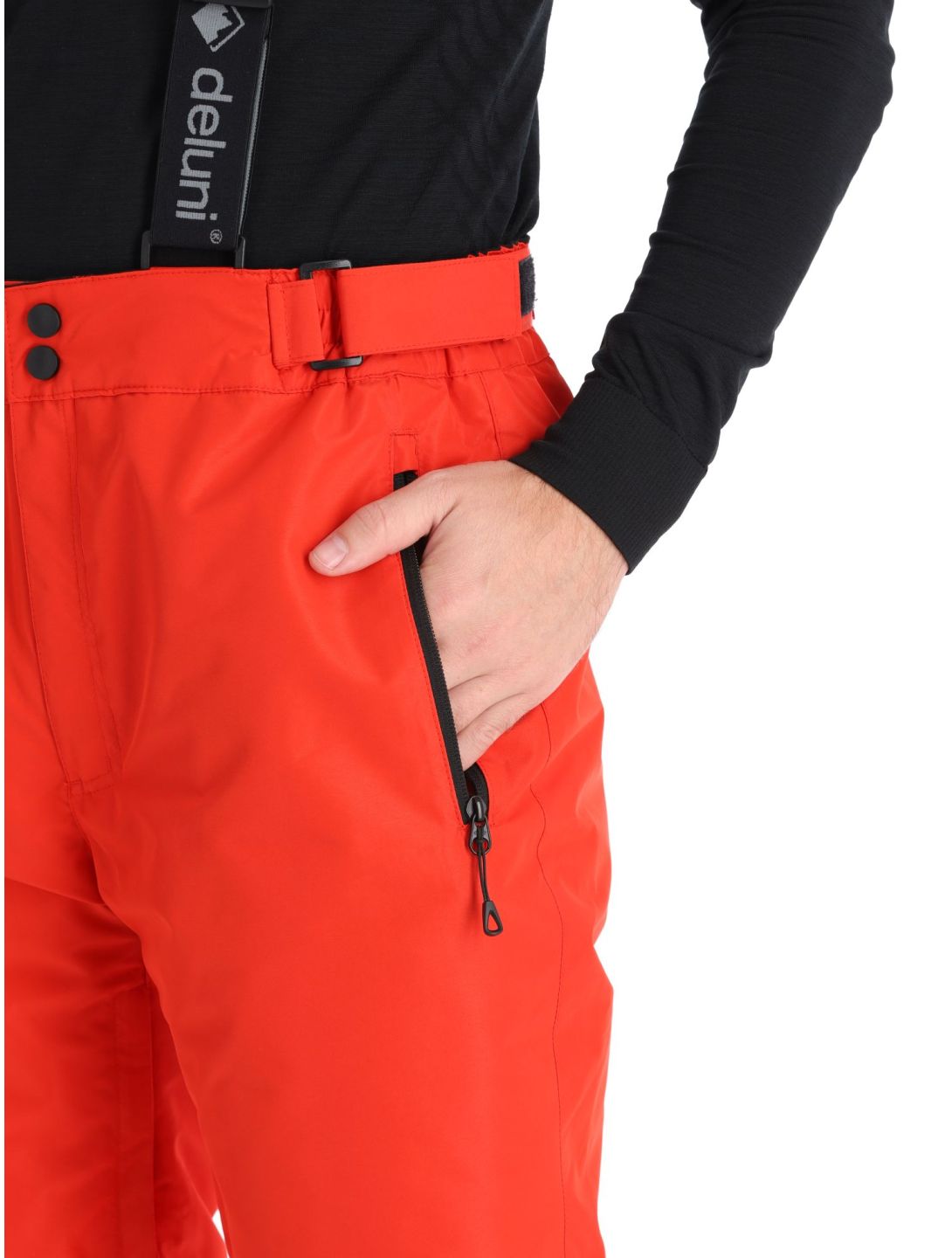 Deluni, Icerocker Pure pantalon de ski hommes Red rouge 