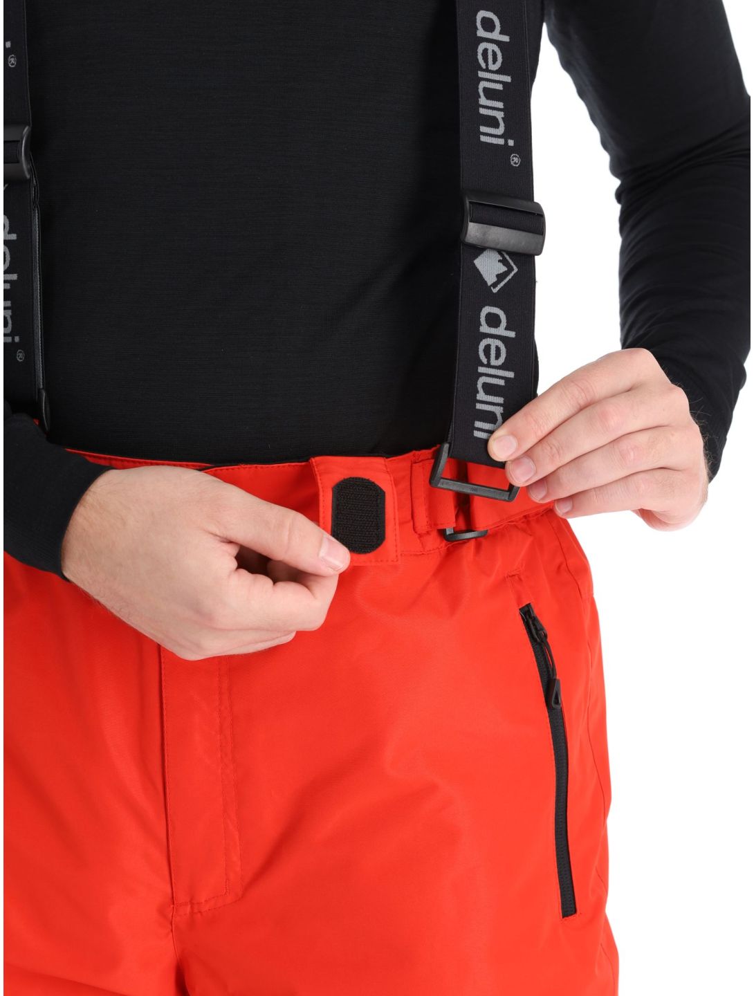 Deluni, Icerocker Pure pantalon de ski hommes Red rouge 