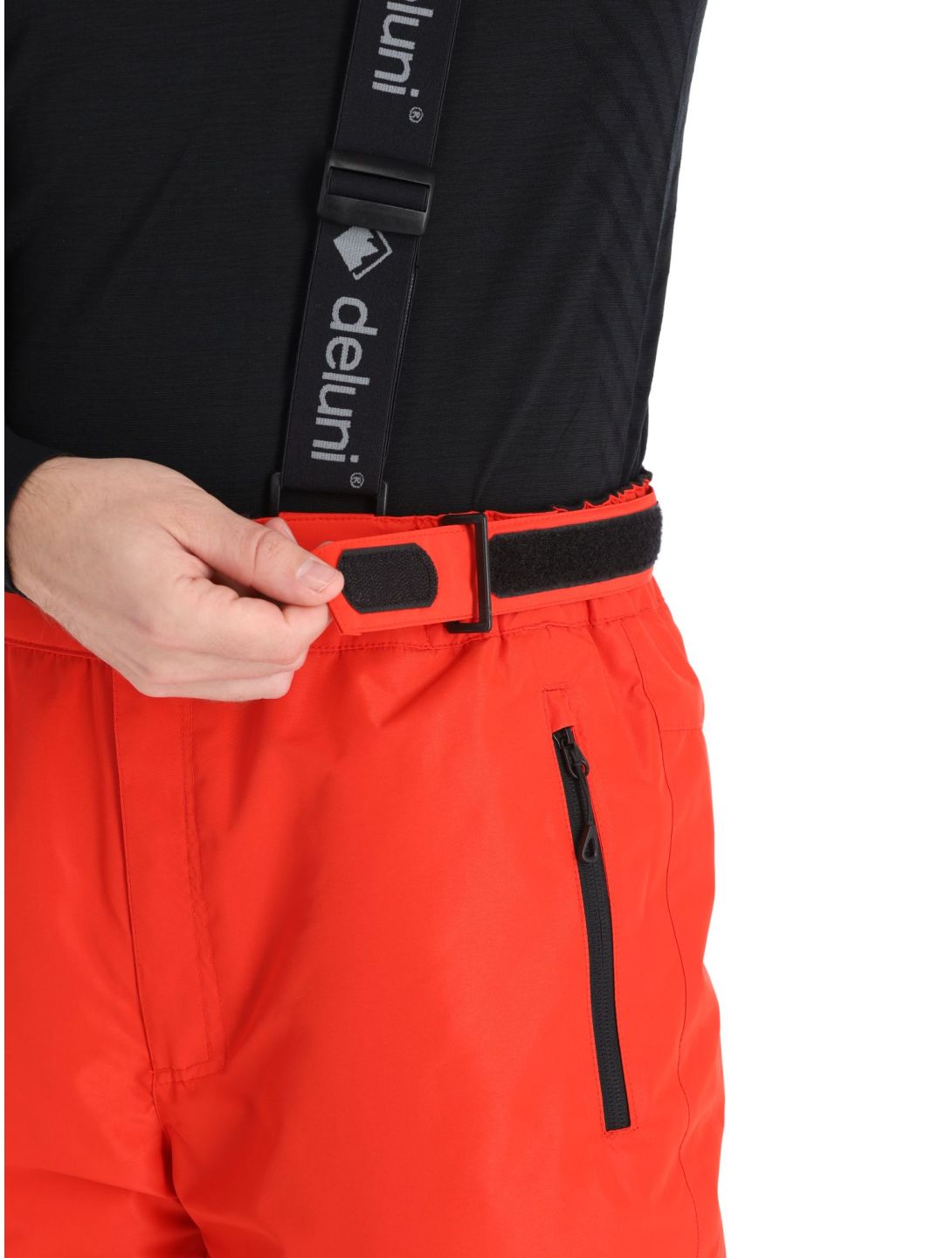 Deluni, Icerocker Pure pantalon de ski hommes Red rouge 